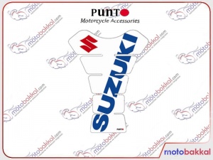 Suzuki Zemin Şeffaf Yazı Mavi Kırmız Tank Pad