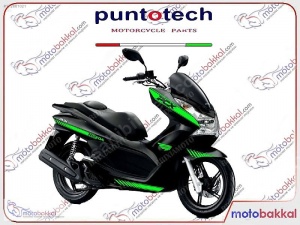 Honda Pcx Dizayn Yeşil Punto Sticker Çıkartma