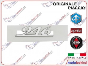 Vespa 946 125 ie 3V Arka Yan Panel ´´ 946 ´´ Yazı