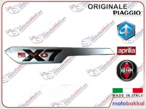 Piaggio X7 300 Yazı ´´X7 EVO´´ Arka Sol Panel İçin